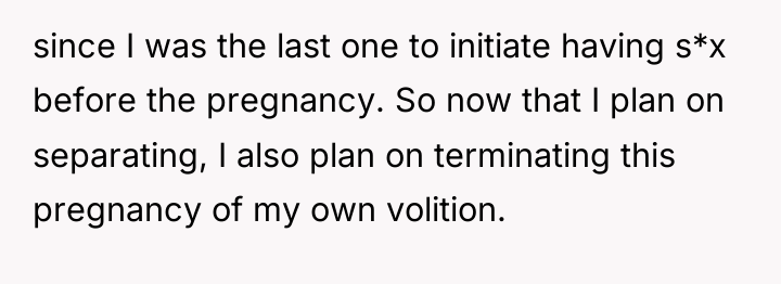 since I was the last one to initiate having s*x...