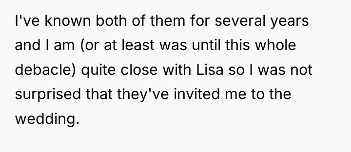 I've known both of them for several years and I...