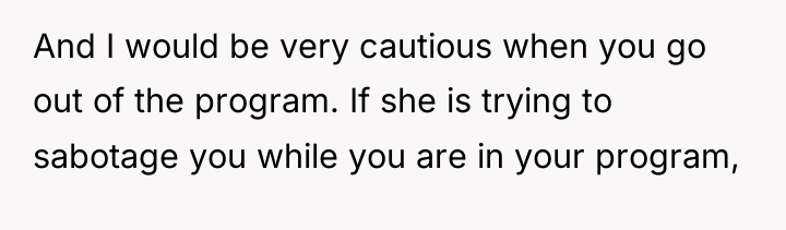 And I would be very cautious when you go out...