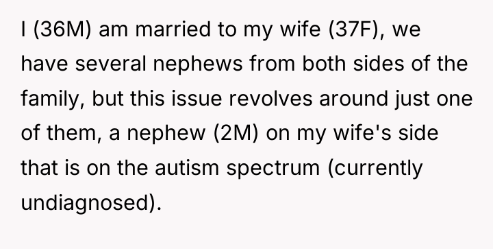I (36M) am married to my wife (37F), we have...
