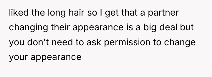 liked the long hair so I get that a partner...