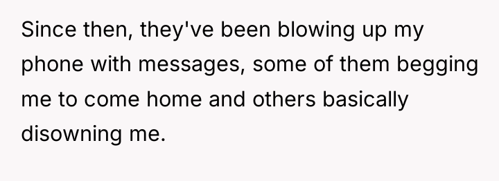 Since then, they've been blowing up my phone with messages,...