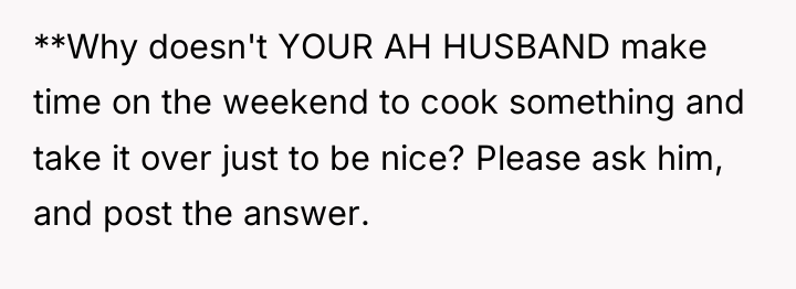 **Why doesn't YOUR AH HUSBAND make time on the weekend...