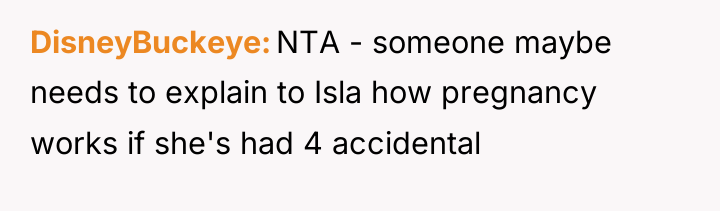 DisneyBuckeye NTA - someone maybe needs to explain to Isla...