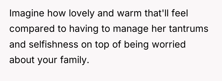 Imagine how lovely and warm that'll feel compared to having...