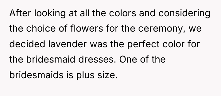 After looking at all the colors and considering the choice...
