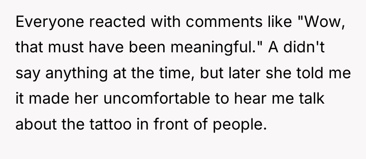 Everyone reacted with comments like "Wow, that must have been...