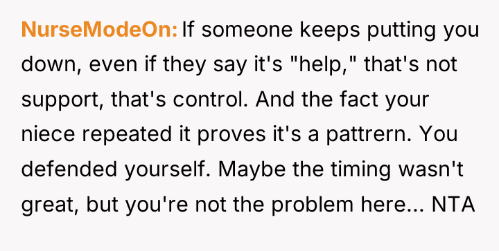 NurseModeOn If someone keeps putting you down, even if they...
