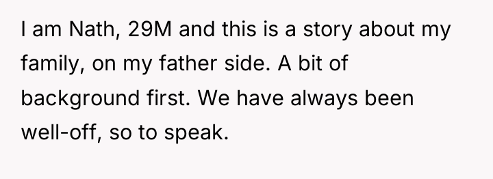 I am Nath, 29M and this is a story about...