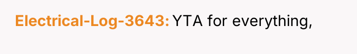Electrical-Log-3643 YTA for everything,