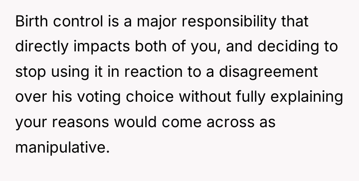 Birth control is a major responsibility that directly impacts both...