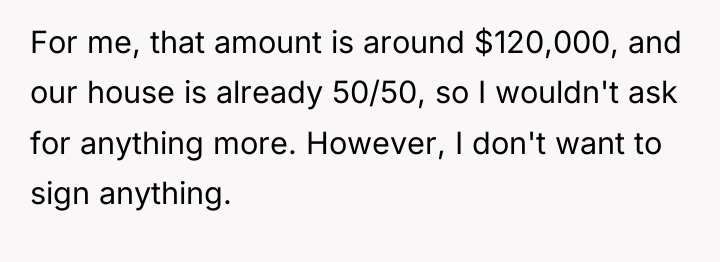 For me, that amount is around $120,000, and our house...
