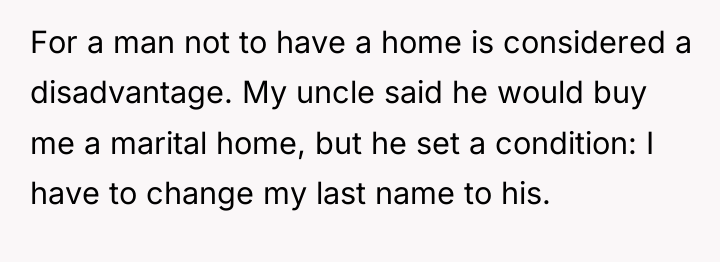 For a man not to have a home is considered...