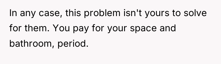 In any case, this problem isn't yours to solve for...