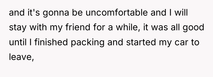 and it's gonna be uncomfortable and I will stay with...