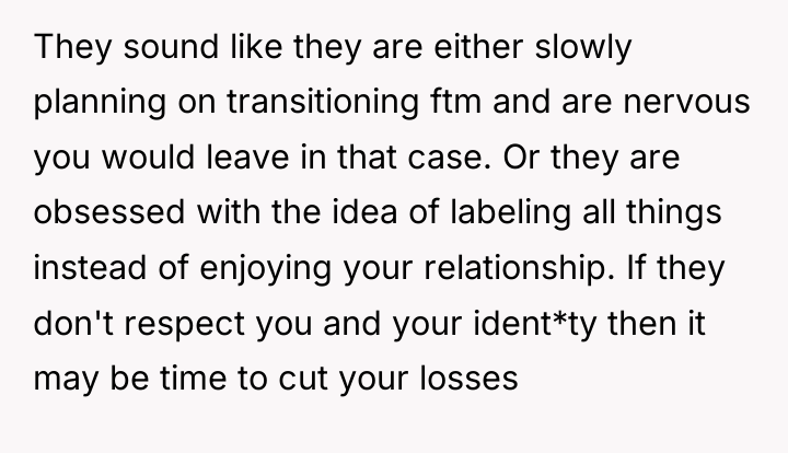 They sound like they are either slowly planning on transitioning...