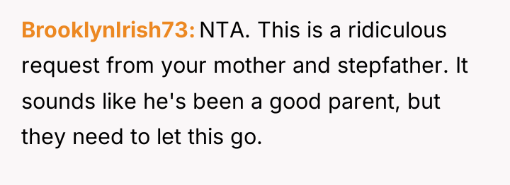BrooklynIrish73 NTA. This is a ridiculous request from your mother...