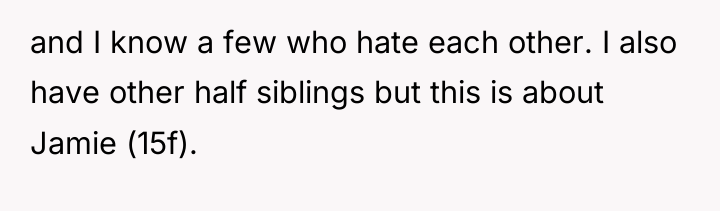 and I know a few who hate each other. I...