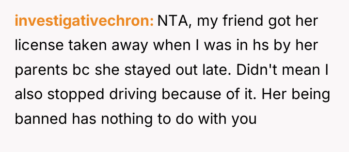 investigativechron NTA, my friend got her license taken away when...