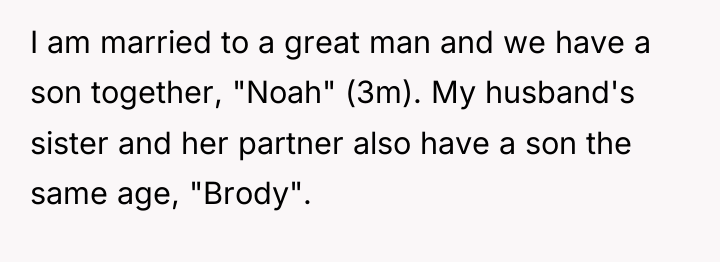 I am married to a great man and we have...