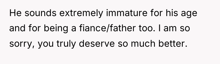 He sounds extremely immature for his age and for being...
