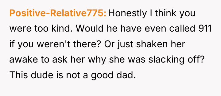 Positive-Relative775 Honestly I think you were too kind. Would he...