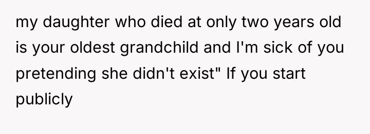 my daughter who died at only two years old is...