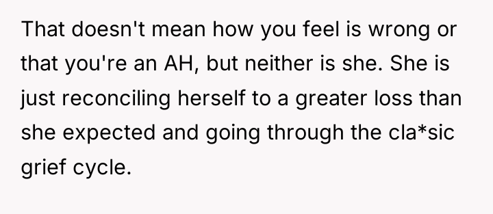 That doesn't mean how you feel is wrong or that...