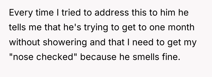 Every time I tried to address this to him he...