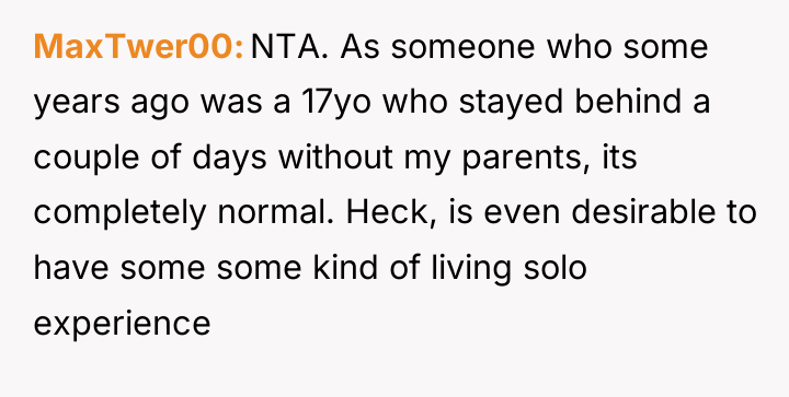 MaxTwer00 NTA. As someone who some years ago was a...