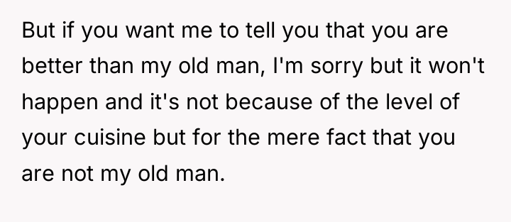 But if you want me to tell you that you...