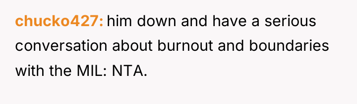 chucko427 him down and have a serious conversation about burnout...