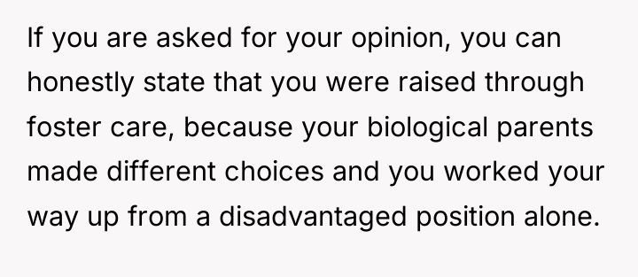 If you are asked for your opinion, you can honestly...