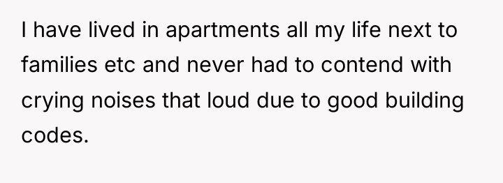 I have lived in apartments all my life next to...