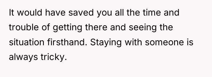 It would have saved you all the time and trouble...