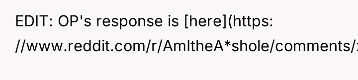 EDIT: OP's response is [here](https: //www.reddit.com/r/AmItheA*shole/comments/xu942x/comment/iqxp33t/?
