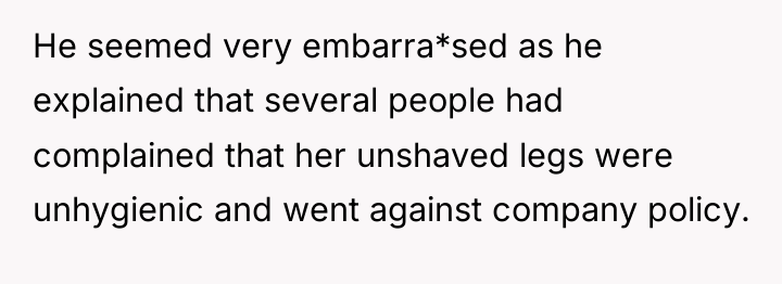 He seemed very embarra*sed as he explained that several people...