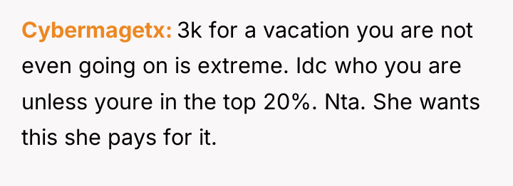 Cybermagetx 3k for a vacation you are not even going...