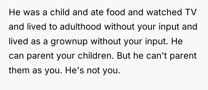 He was a child and ate food and watched TV...
