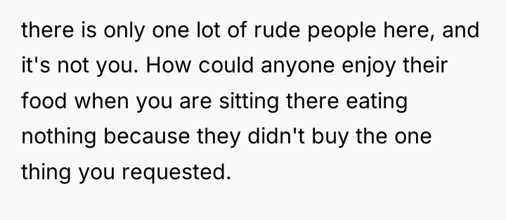 there is only one lot of rude people here, and...