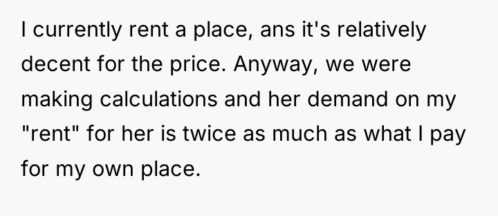 I currently rent a place, ans it's relatively decent for...