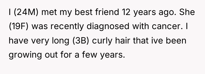 I (24M) met my best friend 12 years ago. She...