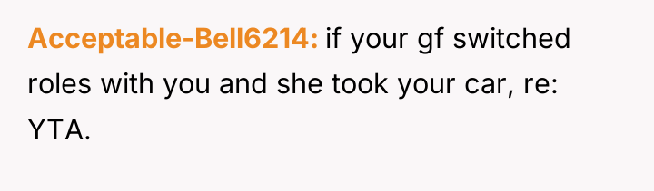 Acceptable-Bell6214 if your gf switched roles with you and she...