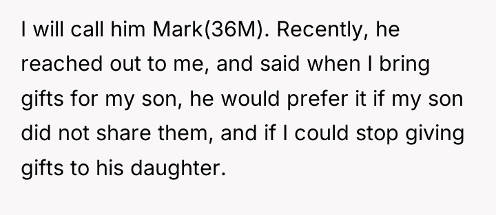 I will call him Mark(36M). Recently, he reached out to...