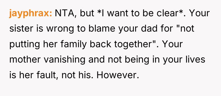 jayphrax NTA, but *I want to be clear*. Your sister...