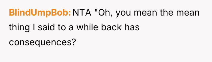 BlindUmpBob NTA "Oh, you mean the mean thing I said...