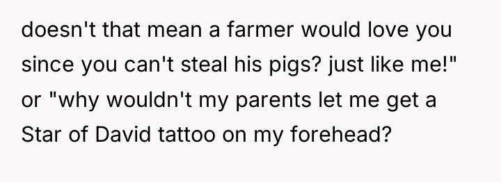 doesn't that mean a farmer would love you since you...