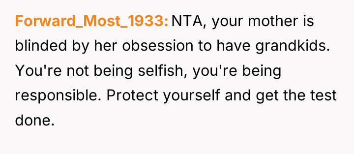 Forward_Most_1933 NTA, your mother is blinded by her obsession to...