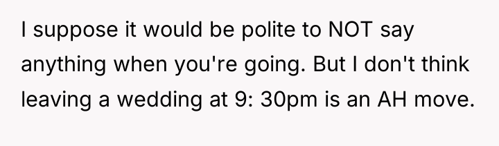 I suppose it would be polite to NOT say anything...
