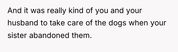 And it was really kind of you and your husband...